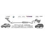 Катализатори, DPF филтри и рециклиране, ауспух заден BMW 3series E90 (2005-2012) Sedan Stationwagon цена 170 лева продава ЕМ Комплект Дружба 0884333265 184060
