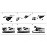 Багажник напречни греди алуминиев VOLVO XC 90 2002-  цена 100 лева продава Ем Комплект Дружба 0884333261