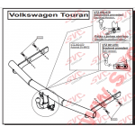 Теглич автоматичен VW TOURAN 2003-2015 цена 385 лева продава Ем Комплект Дружба 0884333261