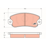 Накладки предни DAIHATSU CHARADE I FIAT 131 147 900 PULMINO PANDA REGATA RITMO TEMPRA UNO Продава Ем Комплект Дружба 0884333261