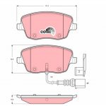 Накладки предни VW POLO SEAT IBIZA III FABIA I II SKODA ROOMSTER продава ЕМ Комплект Дружба 0884333261 6Q0615269 6Q0698151C 6Q0698151E