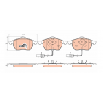 Накладки предни AUDI A4 B5 B6 B7 A6 C4 C5 C6 SEAT EXEO SKODA SUPERB I VW PASSAT B5 B5.5 PASSAT B6 1995-2013 цена 35 лева Продава Ем Комплект Дружба 0884333261