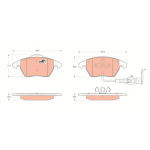 Накладки предни AUDI SKODA VW A1 A3 TT SEAT SKODA FABIA OCTAVIA RAPID ROOMSTER SUPERB YETI BEETLE CADDY CC EOS GOLF IV V JETTA PASSAT POLO SCIROCCO TOURAN Продава Ем Комплект Дружба 0884333261