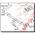 Теглич стационарен HONDA CR-V III 2006-2012 цена 320 лева Ем Комплект Дружба 0884333261