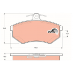 Накладки предни SEAT CORDOBA IBIZA II INCA TOLEDO VW CADDY II GOLF 2 3 IV 1.4-2.2 -2005 продава Ем Комплект Дружба 0884333261 357698151A 357698151D 533698151 JZW698151F
