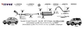 Ауспух заден Suzuki GRAND VITARA (1998-) 2.0I-16V цена 140 лева продава Ем комплект Дружба 0884333265