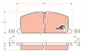 Накладки предни TOYOTA carmy carina celica corolla corona paseo caldina цена 20 лева продава Ем Комплект Дружба 0884333261 04465-12020 04465-12090 04465-12140 04465-12490 04465-16040 04465-17070