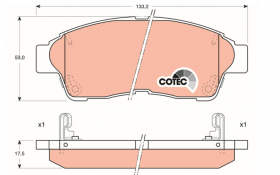 Комплект спирачни накладки Отпред TOYOTA RAV 4 CAMRY CARINA E VI V CELICA COROLLA PICNIC CALDINA  I 1.3-1988-2002 Продава Ем комплект Дружба 0884333261 GDB1143 0446512110 0446533090 0446542040 0446542041 0449102030 0449112640 0449133010