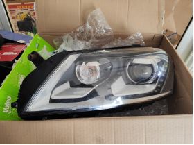 VW PASSAT ALLTRACK B7, PASSAT B7 -12.14 фар ляв 200 лева ремонтиран , нов 320 лв Ем комплект 0884333261