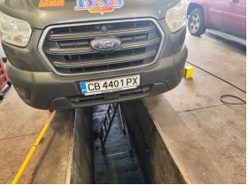 Ford Transit Custom въздушни възглавници модел мостра