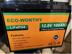 LIFEPO4 12.8V 100AH Батерия акумулатор  цена 500 лева Ем Комплект 0884333261 с 10 години гаранция