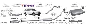 Ауспух заден Honda CR V (1995-) Хонда СР В цена 130.00 лева продава Ем Комплект Сливница 0884333260