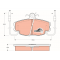 Накладки предни CITROEN ZX PEUGEOT 205 309 RENAULT 5 25 19 21 CLIO I ESPACE MEGANE I TWINGO II Продава Ем Комплект Дружба 0884333261