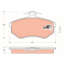 Накладки предни SEAT CORDOBA IBIZA II INCA TOLEDO VW CADDY II GOLF 2 3 IV 1.4-2.2 -2005 продава Ем Комплект Дружба 0884333261 357698151A 357698151D 533698151 JZW698151F